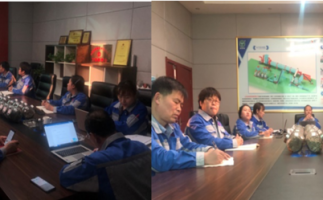 努力工作，健康生活，艾灸培訓(xùn)中